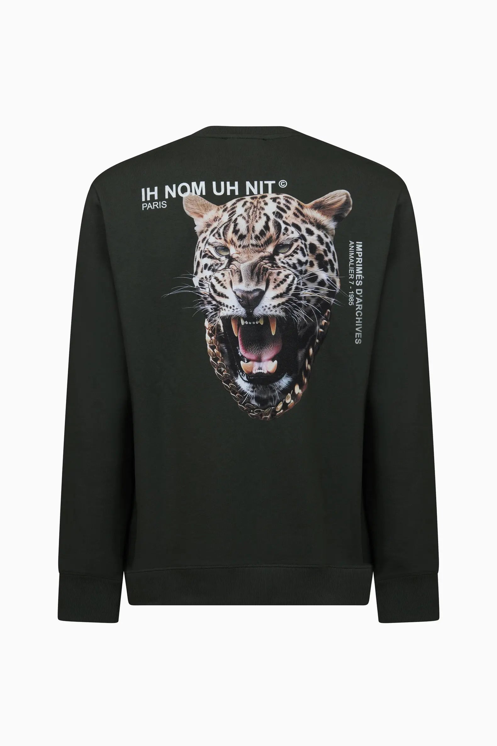 Leopard Print Crewneck Ih Nom Uh Nit sweater