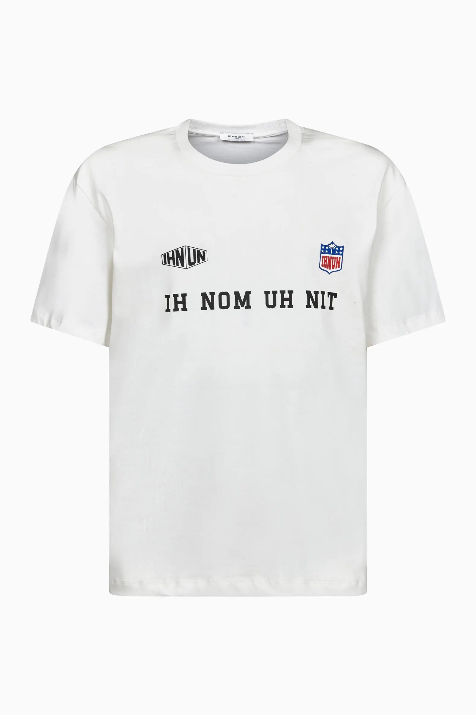 T-shirt two small logos Ih Nom Uh Nit t-shirt